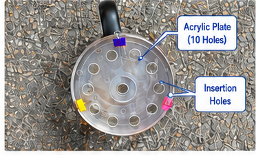 Acrylic bracket with ten insertion holes for FRESHLONG Stick